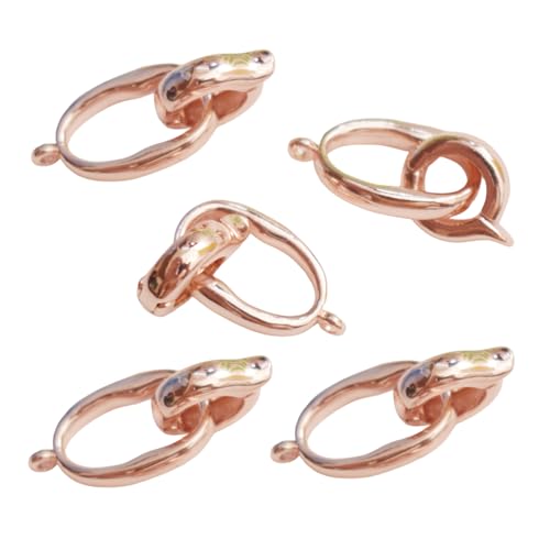 5pcs Elegante Messing Pulloverkette Kettenverschlüsse Schmuckanschlüsse Schmuck Crafting Verschlüsse Für Mode Enthusiasten Geeignet 5pcs Elegante Messing Pulloverkette Kettenverschlüsse Schmuckanschlüsse Schmuck Crafting Verschlüsse Für Mode Enthusiasten Geeignet von Qsvbeeqj