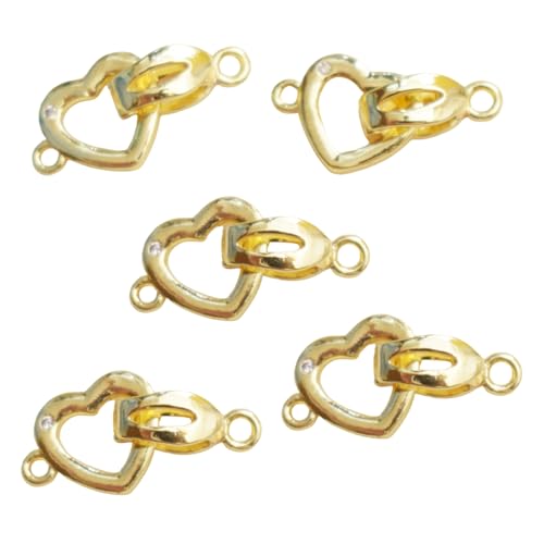 5pcs Elegante Messing Pulloverkette Kettenverschlüsse Schmuckanschlüsse Schmuck Crafting Verschlüsse Für Mode Enthusiasten Geeignet 5pcs Elegante Messing Pulloverkette Kettenverschlüsse Schmuckanschlüsse Schmuck Crafting Verschlüsse Für Mode Enthusiasten Geeignet von Qsvbeeqj