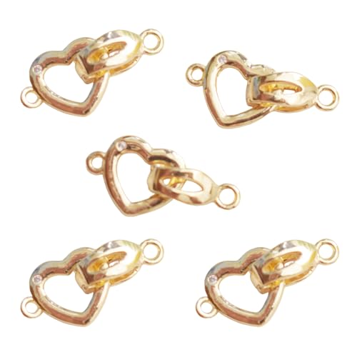 5pcs Elegante Messing Pulloverkette Kettenverschlüsse Schmuckanschlüsse Schmuck Crafting Verschlüsse Für Mode Enthusiasten Geeignet 5pcs Elegante Messing Pulloverkette Kettenverschlüsse Schmuckanschlüsse Schmuck Crafting Verschlüsse Für Mode Enthusiasten Geeignet von Qsvbeeqj