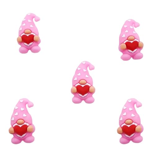 5pcs Valentine Themen Crafting Perlen Für Handgefertigten Schlüsselbund 30mm Zwergform Silikonperlen Für Schmuckherstellung von Qsvbeeqj