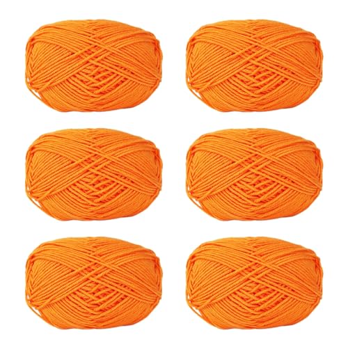 6 Stück Garn Garn Draht 50 g/Rolle weiche gehäkelte Draht Acrylgarn für Handstricken Weben Handwerk Zubehör 6 Stück Garn Garn Draht 50 g/Rolle weiche gehäkelte Draht Acrylgarn für Handstricken Weben Handwerk Zubehör von Qsvbeeqj