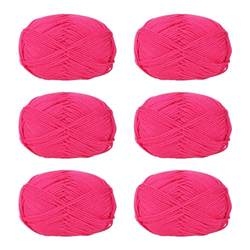 6 Stück Garn Garn Draht 50 g/Rolle weiche gehäkelte Draht Acrylgarn für Handstricken Weben Handwerk Zubehör 6 Stück Garn Garn Draht 50 g/Rolle weiche gehäkelte Draht Acrylgarn für Handstricken Weben Handwerk Zubehör von Qsvbeeqj