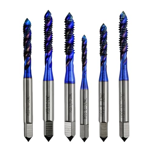 6pcs Tap Bohrer Bits Für Metallgewinde Reparaturkits Hochgeschwindigkeit Stahl Perforiertem Spiralen Metrisch Composite Ersatz 6pcs Tap Bohrer Bits Für Metallgewinde Reparaturkits Hochgeschwindigkeit Stahl Perforiertem Spiralen Metrisch Composite Ersatz von Qsvbeeqj