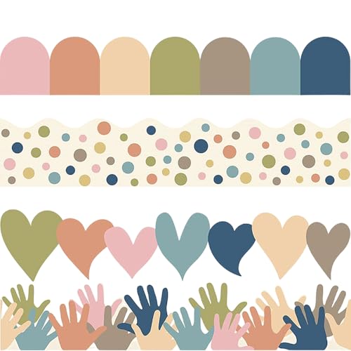 80pcs Border Tric Für Bulletin Board Notizen Board Klassenzimmer Tafel Dekoration Herz Buntes Grenzverkleidungen 80pcs Border Tric Für Bulletin Board Notizen Board Klassenzimmer Tafel Dekoration Herz Buntes Grenzverkleidungen von Qsvbeeqj