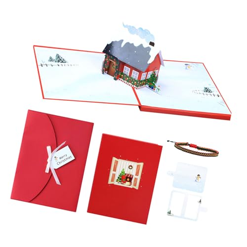Beleuchtete Weihnachtsgrußkarten, beleuchtete Karte mit LED-Licht für Kinder, Erwachsene, Winterfest, Feier, beleuchtete Karte Beleuchtete Weihnachtsgrußkarten, beleuchtete Karte mit LED-Licht für Kinder, Erwachsene, Winterfest, Feier, beleuchtete Karte von Qsvbeeqj