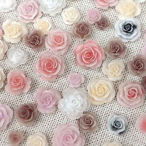 Blumen-Charms, Acryl, Blume, Strass, Maniküre, Kunstbedarf, Kunstdekorationen, Dekorationen von Qsvbeeqj