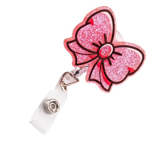Bowknot Abzeichenhalter Mit Metallclip Für Krankenschwester Doctor Student Teacher Office Worker Verfallbare Abzeichen Rollen Krankenschwester Student Badge Rolle von Qsvbeeqj