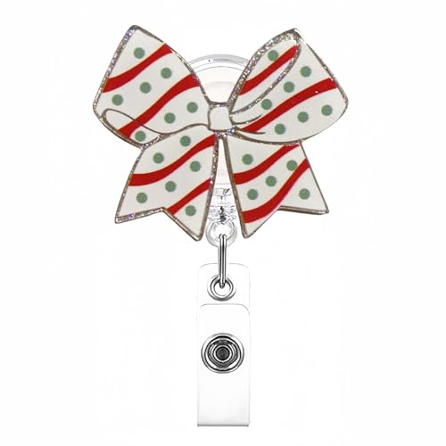 Bowknot Abzeichenhalter Mit Metallclip Für Krankenschwester Doctor Student Teacher Office Worker Verfallbare Abzeichen Rollen Krankenschwester Student Badge Rolle von Qsvbeeqj