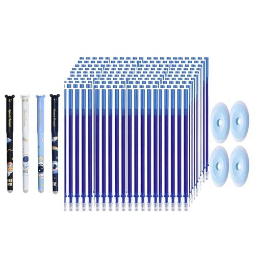 Cartoon Gelschreiber mit Stifteinlagen und Radiergummi Gelschreiber 0,5 mm Spitze Büronadel Schreibstift Löschbar Kugelschreiber Cartoon Gelschreiber mit Stifteinlagen und Radiergummi Gelschreiber 0,5 mm Spitze Büronadel Schreibstift Löschbar Kugelschreiber von Qsvbeeqj