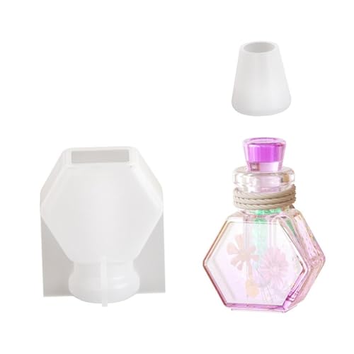 Driftflasche Silikonform Diys Kristall Epoxidharz Stern Wunsch Flaschenform Nacht Dekorative Gipsbeton Silikonform von Qsvbeeqj