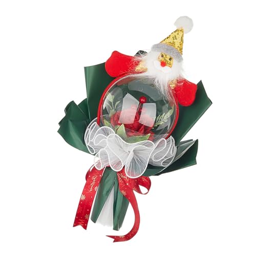 Festlicher transparenter Ballonstrauß, Weihnachtsmotiv, Handstrauß für Dekoration, stilvolles Schaufensterzubehör Festlicher transparenter Ballonstrauß, Weihnachtsmotiv, Handstrauß für Dekoration, stilvolles Schaufensterzubehör von Qsvbeeqj