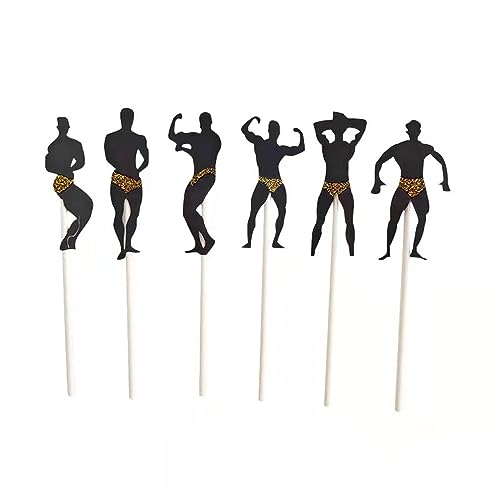 Fitness Papierstab für Geburtstage, Kuchendekorationen, 6 Stück, Weihnachtsfeier, Haushaltsbedarf, Restaurant, Esstisch, Fitnessstudio, Kuchendekoration Fitness Papierstab für Geburtstage, Kuchendekorationen, 6 Stück, Weihnachtsfeier, Haushaltsbedarf, Restaurant, Esstisch, Fitnessstudio, Kuchendekoration von Qsvbeeqj