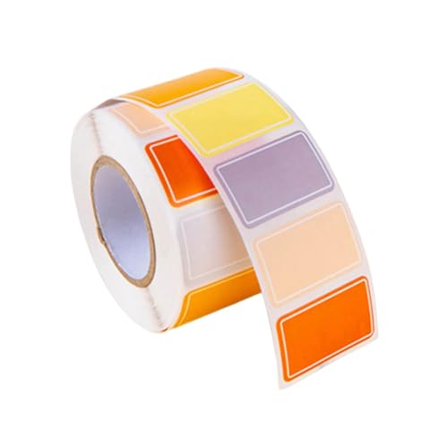 Flexible, entfernbare Klebeetiketten für Studenten, professionelle Eigenschaften, farbechte Farbtöne und leicht zu lösende Technologie, handbeschreibbare Organisationsetiketten von Qsvbeeqj