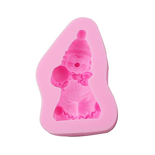 Funny Clown Form Fondant Schokoladenform Kuchen Toper Backwerkzeuge Handgefertigtes Soap Silikonschmuck Schimmel Schokoladenformen Für Haushalt Süße Seife Silikonformen Leicht Zu Reinigen. von Qsvbeeqj
