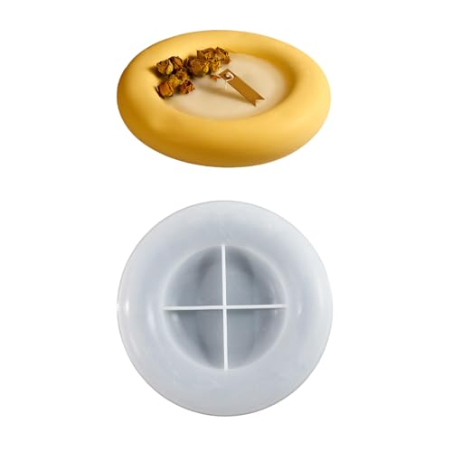 Harz-Tablett-Formen aus Epoxidharz, Silikonformen für Schmuck, Aufbewahrung, Tablett, Schminktisch, Heimdekoration von Qsvbeeqj