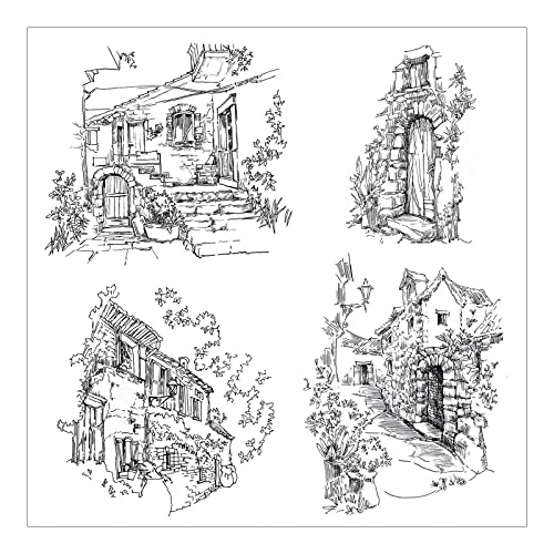 House Clear Stamp Landscape Muster Clear Silicones Stempel Für Scrapbooking Kartenherstellung Fotoalbum Dekoration House Clear Stamp Landscape Muster Clear Silicones Stempel Für Scrapbooking Kartenherstellung Fotoalbum Dekoration von Qsvbeeqj