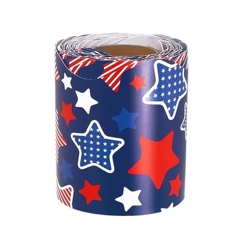 Independence Day Bulletin Border Tric 4. Juli Grenze Grenzkleber Board Dekorationen von Qsvbeeqj