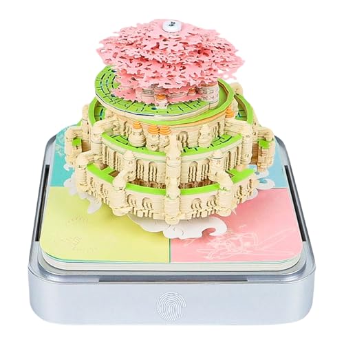 Kreative 3D-Notizblöcke, Schnitzerei, Schreibtischkalender, handgefertigtes Papier, Skulptur, Notizblock, Festival, Büro, Dekoration, Zubehör von Qsvbeeqj