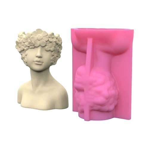 Künstliche menschliche Figur Silikonvase flexibel DIY Form Silikon Textur von Qsvbeeqj