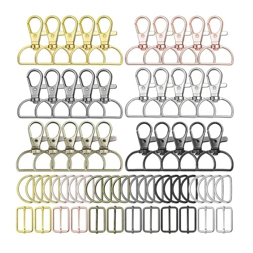 Metall Drehscheibe Lanyard Snap Hooks Und Split Schlüsselringe Kettenhakenschlüsselketten Hummerschlüssel Für Taschen Und Brieftaschendekoration Metall Drehscheibe Lanyard Snap Hooks Und Split Schlüsselringe Kettenhakenschlüsselketten Hummerschlüssel Für Taschen Und Brieftaschendekoration von Qsvbeeqj