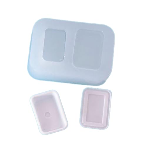 Miniaturfutter Silikonform Dessert Tablett Teller UV Harzform Zubehör Küche Backwerkzeug Handwerk UV Harzform von Qsvbeeqj