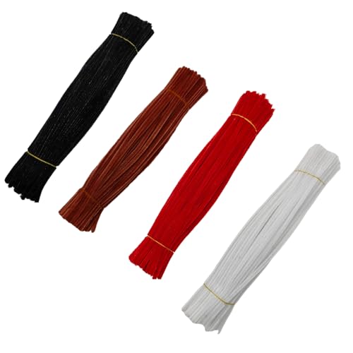 Multicolor Pfeifenreiniger Für Kreative Kunsthandwerks Dekoration Verschiedene Farbrohrreiniger Plüschstängel 30cmx6mm von Qsvbeeqj