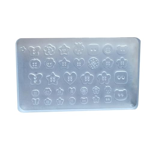 Nägel Kunst Silikonformknopf Form Maniküre Training Werkzeug Professionelle Maniküreversorgung Perfekt Für Verschiedene Anlässe Silikonknopf Nagelform von Qsvbeeqj