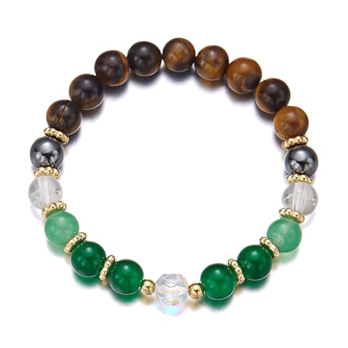 Naturstein, geometrische Perlen, handgefertigt, einzigartige Designs für den Alltag und besondere Anlässe Naturstein, geometrische Perlen, handgefertigt, einzigartige Designs für den Alltag und besondere Anlässe von Qsvbeeqj