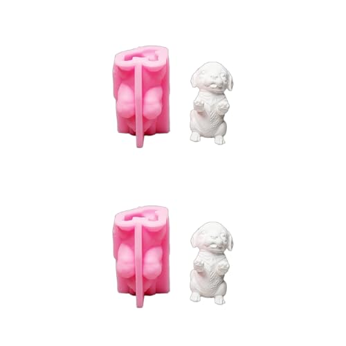 Niedliche Tierformen für kleine Hunde, Silikonformen, Seife, Pflaster, Ornament, Epoxidharz, kleiner Hund, Silikon, Tierguss, handgefertigte Pflaster von Qsvbeeqj
