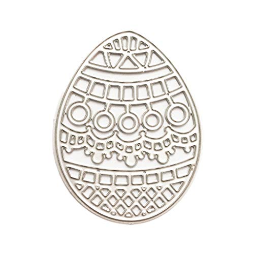 Osterei-Metall-Stanzschablone, Scrapbooking, Album, Stempel, Papierkarten, Stanzformen für Kartenherstellung Osterei-Metall-Stanzschablone, Scrapbooking, Album, Stempel, Papierkarten, Stanzformen für Kartenherstellung von Qsvbeeqj
