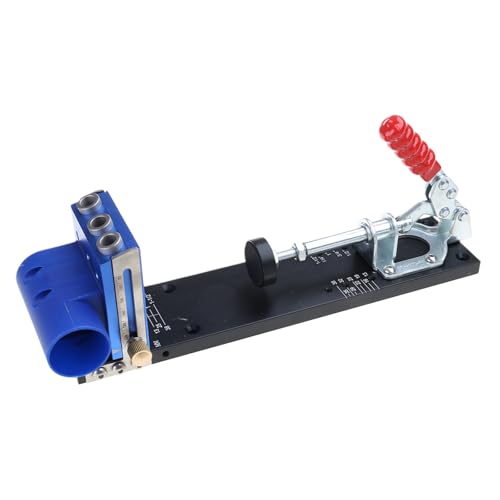 Pocket Hole Jig Kits Einstellbar Einfach Zu Bedienende Taschenloch Jig Taschenloch Jig Kits Bohrer Für Tischlertierery von Qsvbeeqj