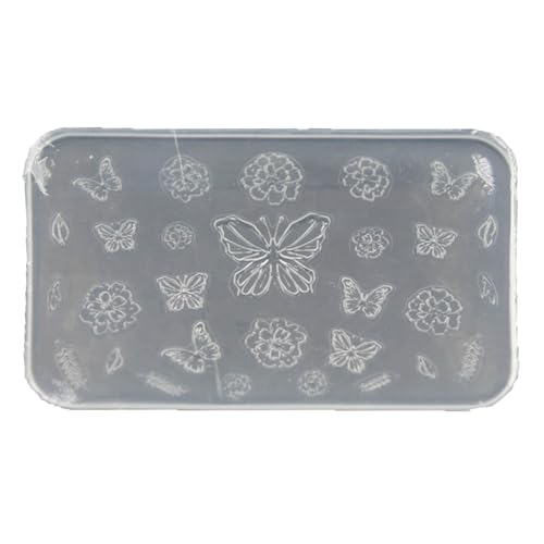 Praktische Dünne Silikonnägelkunstform Transparente Stempelplatte Nägel Schablonen Maniküre Formwerkzeuge Für Manicuristen Nageldekoration Praktische Dünne Silikonnägelkunstform Transparente Stempelplatte Nägel Schablonen Maniküre Formwerkzeuge Für Manicuristen Nageldekoration von Qsvbeeqj