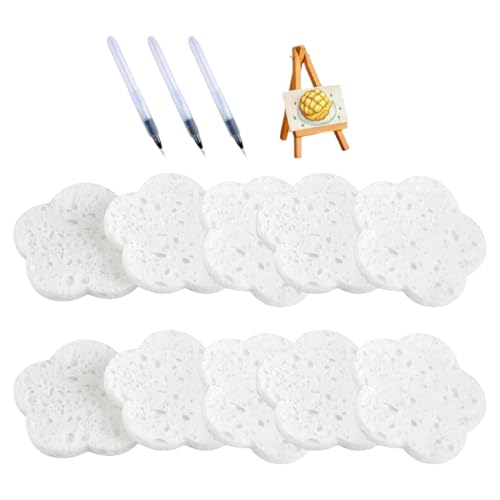 Qsvbeeqj 10 Blätter Puffmalerei Papierhandwerkskits Mit Markierungen Und Miniatur Staffelei Für Kinder Erwachsener Kreativer Textur Craft Blätter Kunstversorgung von Qsvbeeqj