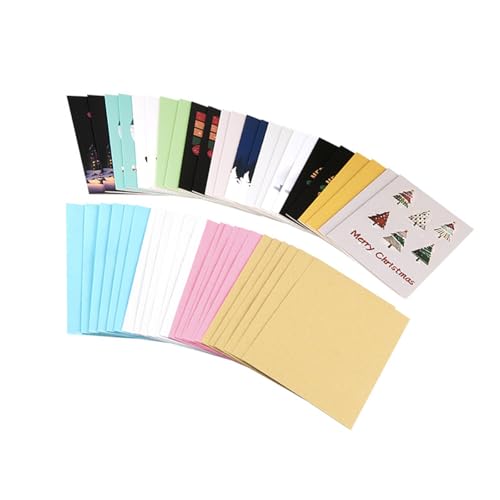 Qsvbeeqj 24 Fache Elegante Weihnachtsgrußkarte Weihnachtsegenkarten Set Mit Umschlägen Zum Teilen Vergnügen Mit Liebhabern von Qsvbeeqj