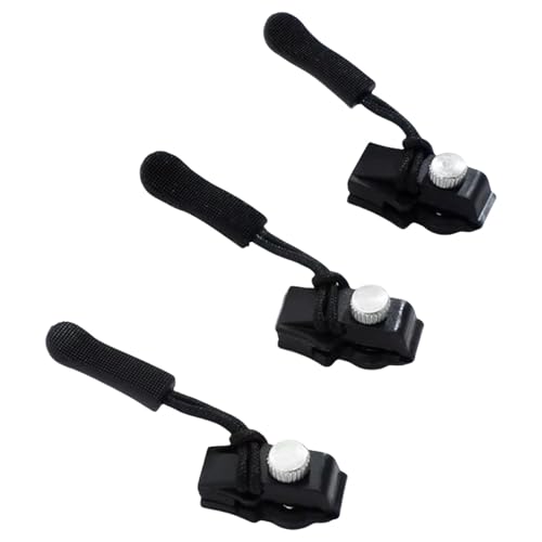 Qsvbeeqj 3-teiliges Reißverschluss-Reparatur-Set, 3-teilig, abnehmbare Reißverschlüsse, Ersatz-Set für Jeans, Rucksäcke von Qsvbeeqj