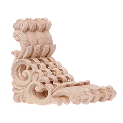Qsvbeeqj 4 Stück/Set Holz geschnitzte Eck-Onlay-Applikation unlackierter Rahmen Schrank Deca schwarze Strass-Applikation Qsvbeeqj 4 Stück/Set Holz geschnitzte Eck-Onlay-Applikation unlackierter Rahmen Schrank Deca schwarze Strass-Applikation von Qsvbeeqj