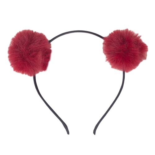 Qsvbeeqj Bunte Pompon-Haarbänder für Partys, Theateraufführungen, auffälliges Haarband für dickes Haar Qsvbeeqj Bunte Pompon-Haarbänder für Partys, Theateraufführungen, auffälliges Haarband für dickes Haar von Qsvbeeqj