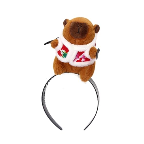 Qsvbeeqj Festive Capybara Stirnbänder für Party, Frisur, Festival, Musik, Foto, Booth, Zubehör, Mädchen, Fotografie, Cartoon, Make-up, Stirnbänder Qsvbeeqj Festive Capybara Stirnbänder für Party, Frisur, Festival, Musik, Foto, Booth, Zubehör, Mädchen, Fotografie, Cartoon, Make-up, Stirnbänder von Qsvbeeqj