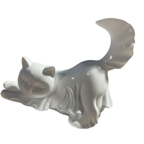 Qsvbeeqj Geisterhafte Kätzchen-Skulptur Halloween Harz Tierfigur Dekoration Urlaub für drinnen und draußen Display saisonales Zuhause Harz Qsvbeeqj Geisterhafte Kätzchen-Skulptur Halloween Harz Tierfigur Dekoration Urlaub für drinnen und draußen Display saisonales Zuhause Harz von Qsvbeeqj