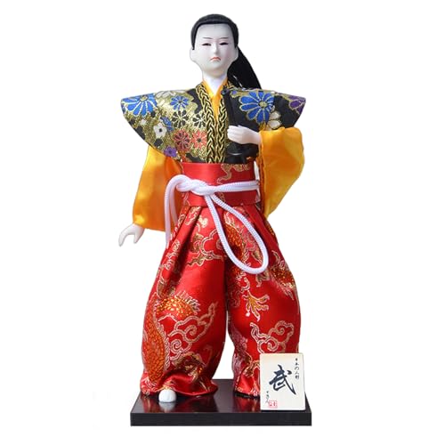 Qsvbeeqj Handgefertigte japanische Samurais-Puppen in Kimonos, 30,5 cm, für Kunstliebhaber und Heimdekoration Qsvbeeqj Handgefertigte japanische Samurais-Puppen in Kimonos, 30,5 cm, für Kunstliebhaber und Heimdekoration von Qsvbeeqj