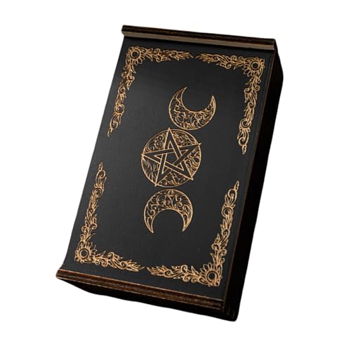 Qsvbeeqj Leere Kartenspeicher Hülle Spielkarten Kartons Packkarten Box Tarot Container Aufbewahrungskoffer Holzspielkarten Box von Qsvbeeqj