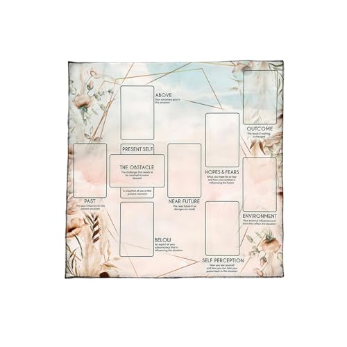 Qsvbeeqj Lesekarte Astrologie Tischdecke Quadrat Gotteskarten Tischtuch Hexerei von Qsvbeeqj