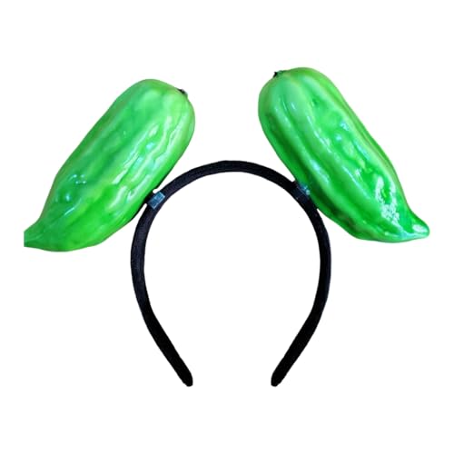 Qsvbeeqj Lustiges, einzigartiges Kunstharz-Stirnband mit realistischen Obst- und Gemüsedesigns für Geburtstage und Feste Qsvbeeqj Lustiges, einzigartiges Kunstharz-Stirnband mit realistischen Obst- und Gemüsedesigns für Geburtstage und Feste von Qsvbeeqj