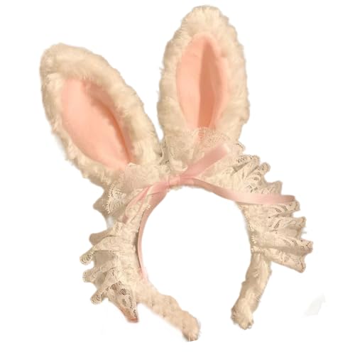Qsvbeeqj Niedliche Hasenohren Stirnband Fotostudio Halloween auffälliges Accessoire für Halloween Party Alltag Kopfbedeckung Bequemes Stirnband von Qsvbeeqj