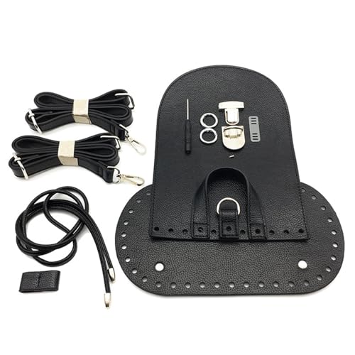Qsvbeeqj PU Leder Tasche Strickset Mit Bag Bottom Schultergurt Rucksack Und Kits Handgefertigte Accessoires PU Leder Rucksack Machen Kits Handgefertigtes Strick Häkel Set von Qsvbeeqj