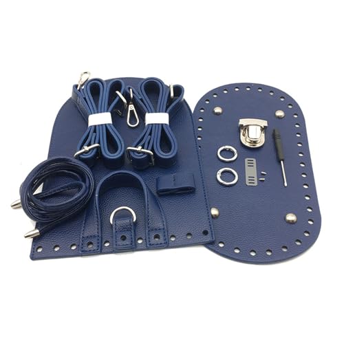 Qsvbeeqj PU Leder Tasche Strickset Mit Bag Bottom Schultergurt Rucksack Und Kits Handgefertigte Accessoires PU Leder Rucksack Machen Kits Handgefertigtes Strick Häkel Set von Qsvbeeqj