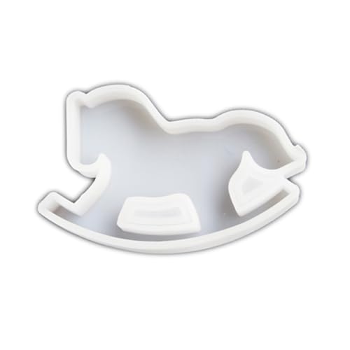 Qsvbeeqj Schaukelpferd-Silikon-Formen aus Epoxidharz, handgefertigt, Gipsformen, Ornament, Bastelzubehör Qsvbeeqj Schaukelpferd-Silikon-Formen aus Epoxidharz, handgefertigt, Gipsformen, Ornament, Bastelzubehör von Qsvbeeqj