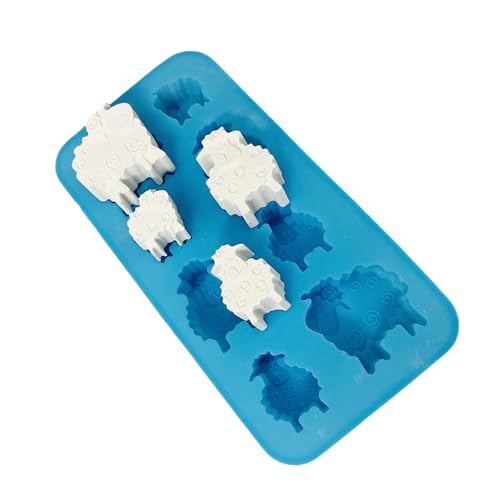 Qsvbeeqj Silikonformen für 8 Mulden, Schaf-Form, Figuren, Schokolade, Gebäck, Kuchen, Seife Qsvbeeqj Silikonformen für 8 Mulden, Schaf-Form, Figuren, Schokolade, Gebäck, Kuchen, Seife von Qsvbeeqj