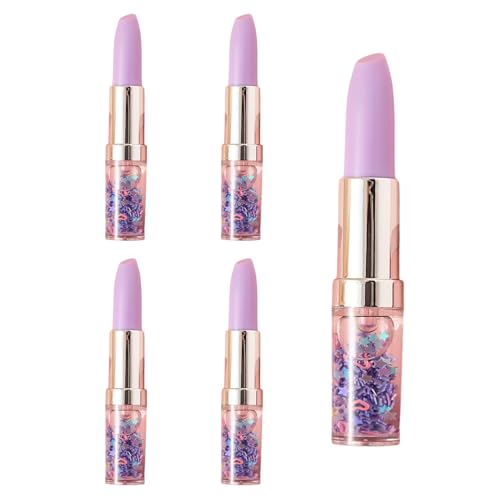 Qsvbeeqj Textmarker-Set, fluoreszierender Stift, Lippenstiftform, Textmarker, Marker für Scrapbooking, 5 Stück Qsvbeeqj Textmarker-Set, fluoreszierender Stift, Lippenstiftform, Textmarker, Marker für Scrapbooking, 5 Stück von Qsvbeeqj