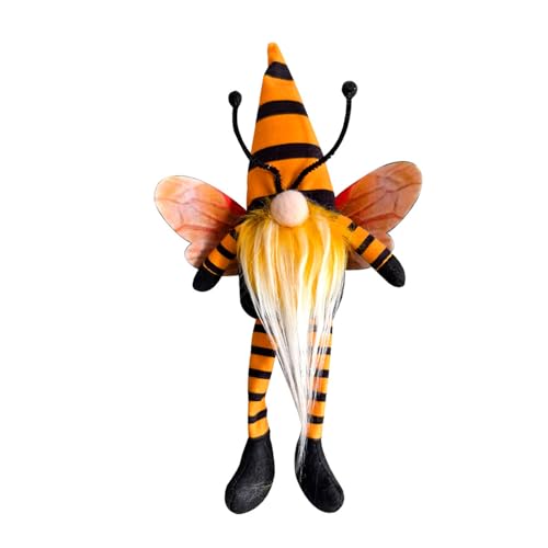 Qsvbeeqj Tomtes Swedishes, Nisse, Skandinavier, Zwerge, Bauernhäuser, gesichtslose Puppendekoration, Küche, abgestufte Tablett-Dekorationen von Qsvbeeqj